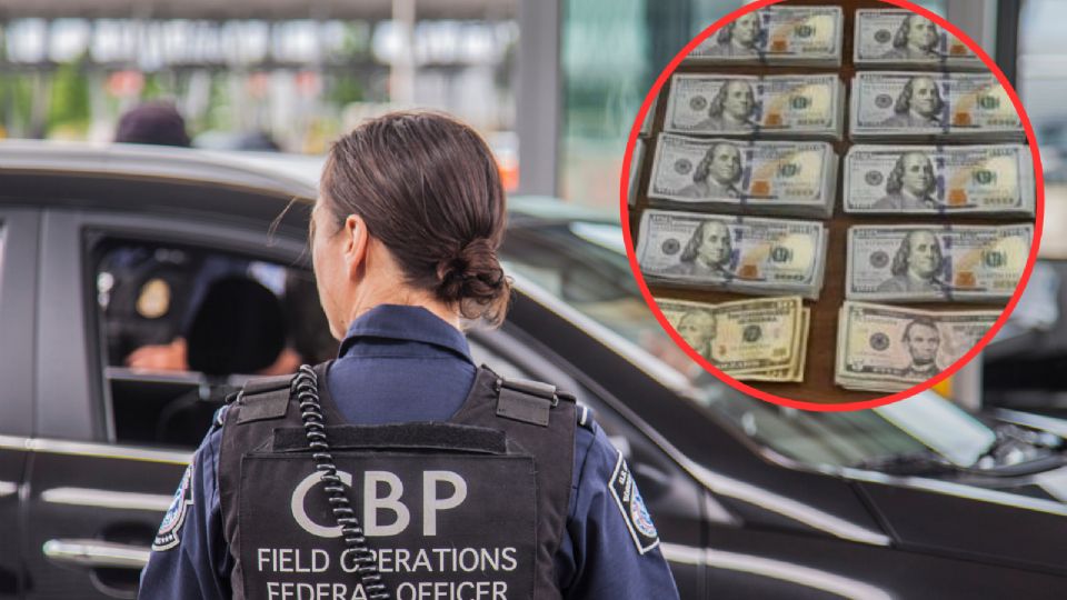 CBP aseguró 76 mil 185 dólares en efectivo