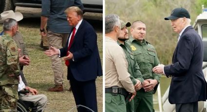 Biden y Trump chocan en su visita la frontera con México: migrantes, el tema de discusión