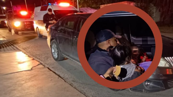 Mujer abandona a sus tres hijos en una camioneta en la colonia Hidalgo