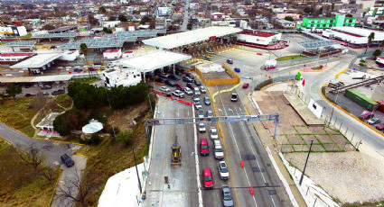 Lento tráfico por obras en puente