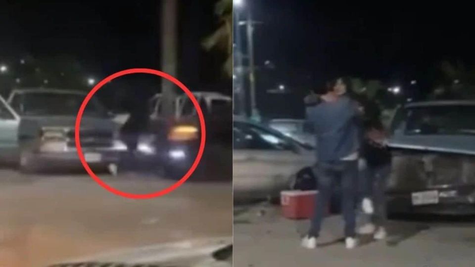 Perdido en un ataque de ira por la discusión, el hombre atentó contra la vida de su expareja, pasándole una camioneta encima y dándose a la fuga