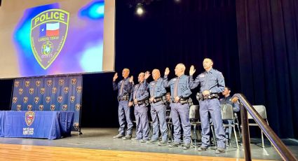 Nuevos policias reforzaran la seguridad del Distrito  Escolar Independiente Unido en Laredo