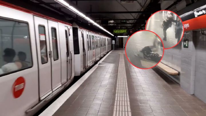 Una joven es brutalmente golpeada en una estación de metro | VIDEO