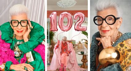 Muere Iris Apfel a los 102 años; era la máxima leyenda viviente de la moda