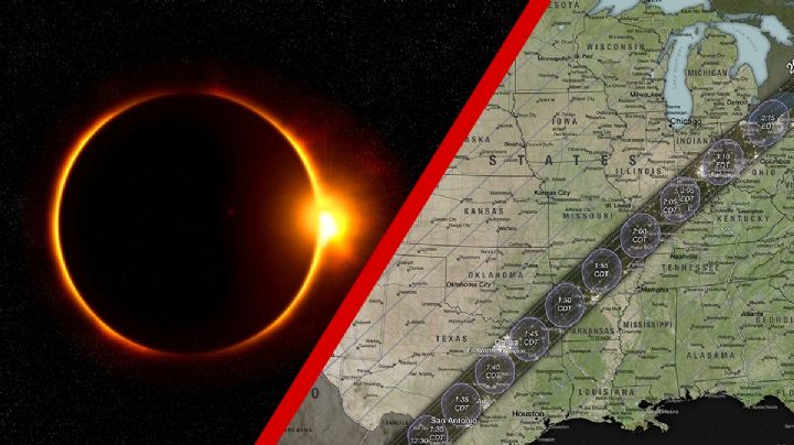 Eclipse solar 2024: ¿en qué ciudades de Estados Unidos se verá este fenómeno astronómico?