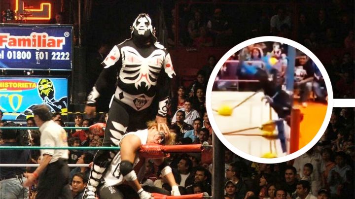 L.A. Park casi se mata en el ring durante función en Tamaulipas | VIDEO
