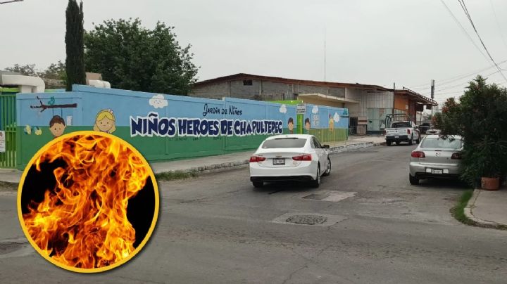 Reportan movilización por conato de incendio cercano a jardín de niños en la colonia Victoria