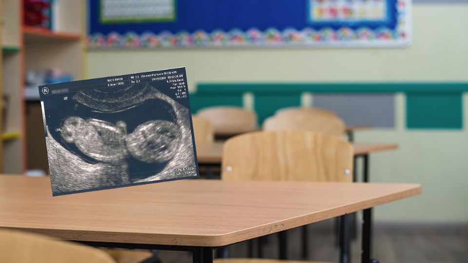 La maestra Courtney Fannon cayó inconsciente en su salón de clases; se despidió de esposo