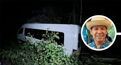 'El Costeño' cae a un barranco con su camioneta, cuando viajaba a Tamaulipas