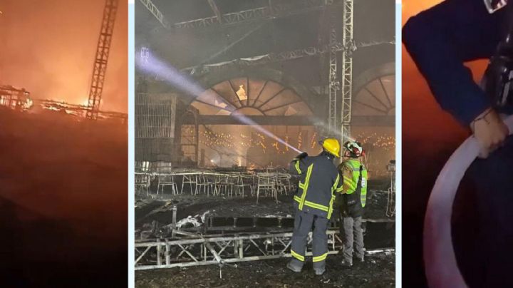 Incendio termina con boda en salón de fiestas I VIDEO