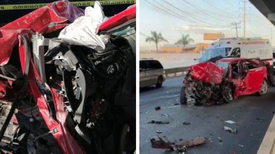 El conductor habría perdido el control y se estrelló contra uno de los pilares de concreto.