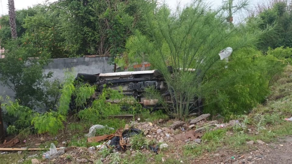 Volcó en la Carretera Nacional