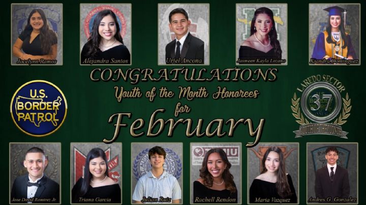 Patrulla Fronteriza reconoce esfuerzo de estudiantes sobresalientes de Laredo