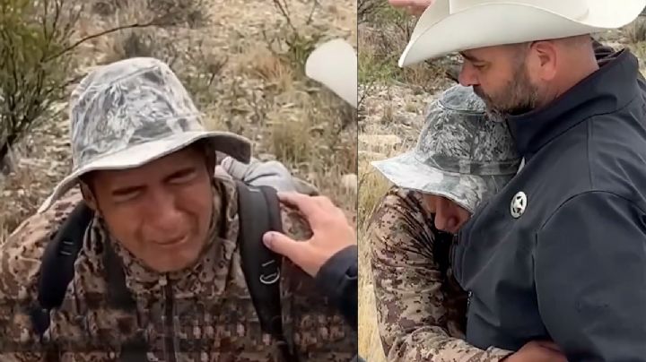 Sheriff de Texas rescata a migrante abandonado, 'quiero regresar a mi casa' | VIDEO