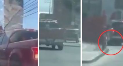 Abuelito atropella y mata con su camioneta a hombre tras discusión vial I VIDEO