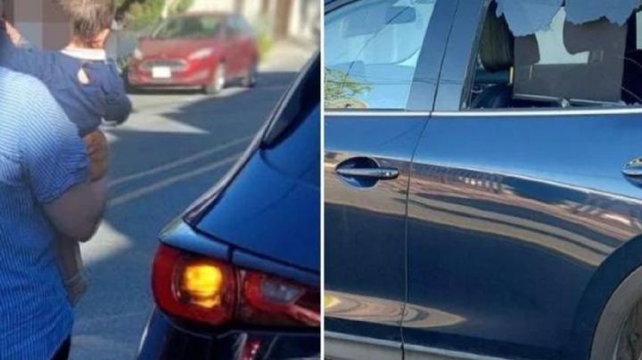 Madre olvida a su bebé en su camioneta, policías entran al rescate