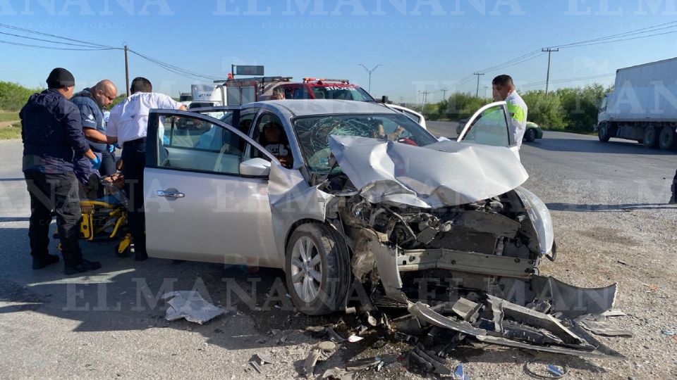 El accidente dejó cuatro lesionados.