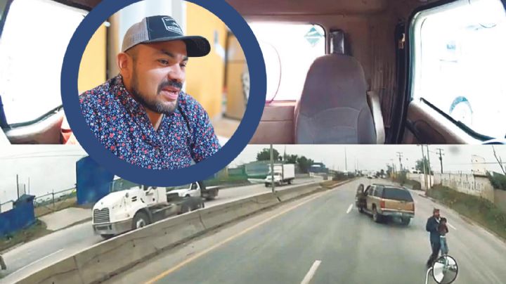 Trailero de Nuevo Laredo: el ‘Héroe sin capa’ que salva vida a niño en Carretera Aeropuerto | VIDEO
