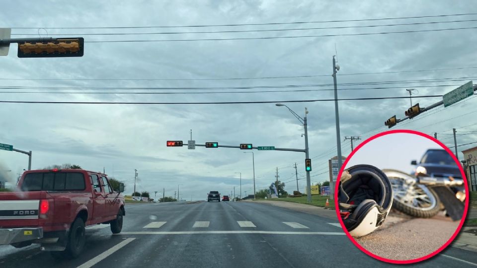 El joven conductor de este vehículo no llevaba casco, agravando las condiciones de este accidente vial