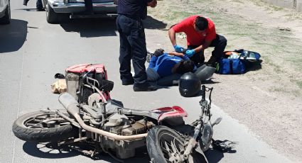 Otro accidente de motociclista en la semana; ya van tres y están delicados