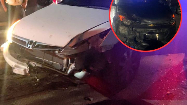 Jovencito invade carril y choca aparatosamente en Segundo Anillo Periférico