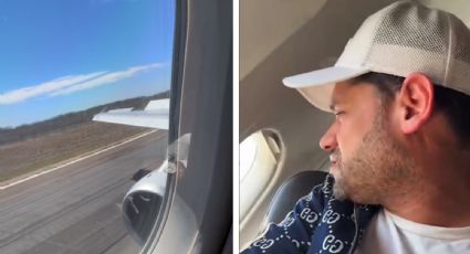 Avión que trasladaba a ‘Mi Banda El Mexicano’ tiene aterrizaje forzoso I VIDEO