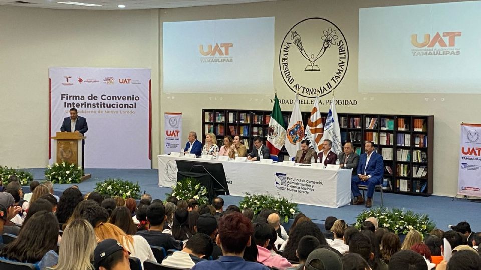 Esta mañana autoridades educativas anunciaron una nueva carrera en la UAT de Nuevo Laredo.