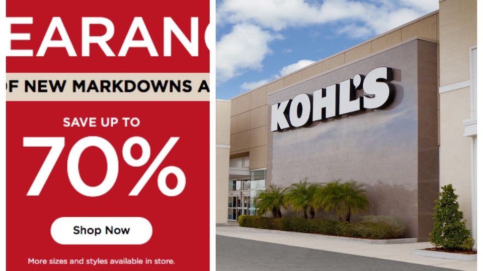 Hay importantes ofertas en Kohl's, así puedes ahorrar más del 70%