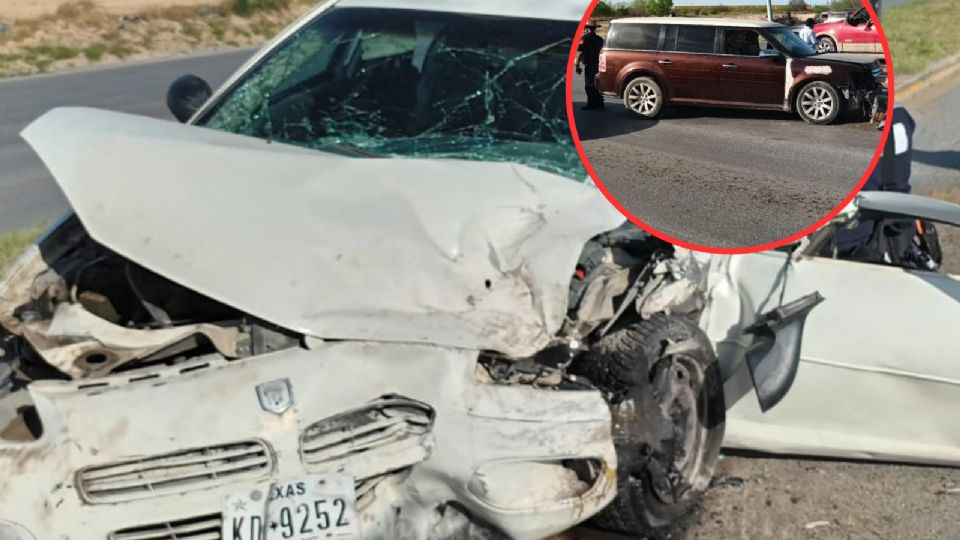 El joven conductor quedó muy lastimado por el encontronazo