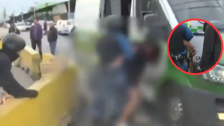 Mujer le quita su arma a guardia y le dispara a otro; fue transmitido por televisión en vivo