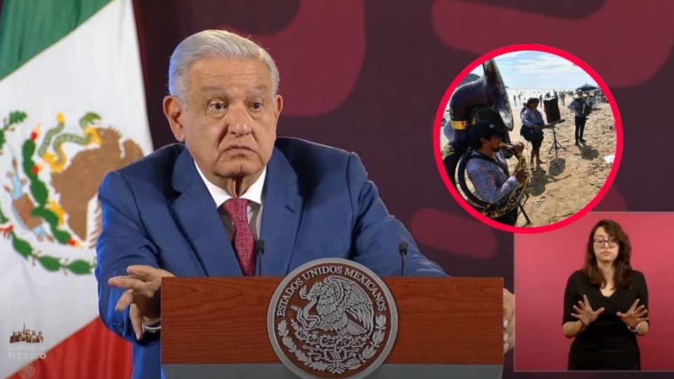 El presidente aplaudió la defensa de los derechos de los artistas por tocar en las playas de México