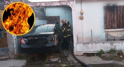 Reportan incendio en la colonia Infonavit; bomberos salvaron a perrito de morir calcinado