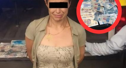 Mujer paga el taxi con billetes falsos; es detenida y acaba llorando