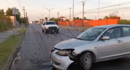 Borracho choca contra muro de Avenida César López de Lara; venía con su esposa