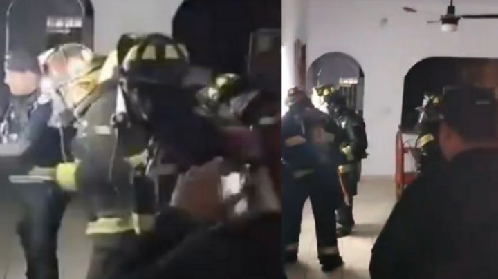 Explota vivienda con todo y bomberos en Mazatlán; hombre intenta quitarse la vida | VIDEO