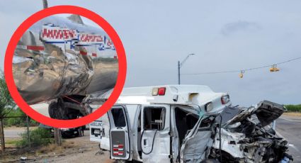 Sigue grave la paramédica accidentada contra una pipa en Laredo