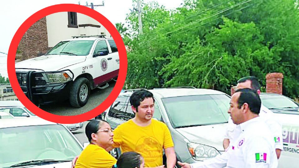 La familia del pequeño agradeció el apoyo de los oficiales de tránsito