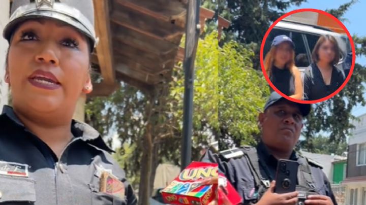 Oficiales detienen a jóvenes por jugar 'UNO' | VIDEO