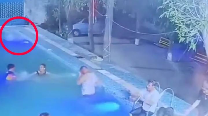 Hombre muere ahogado durante fiesta de piscina; nadie se dio cuenta | VIDEO