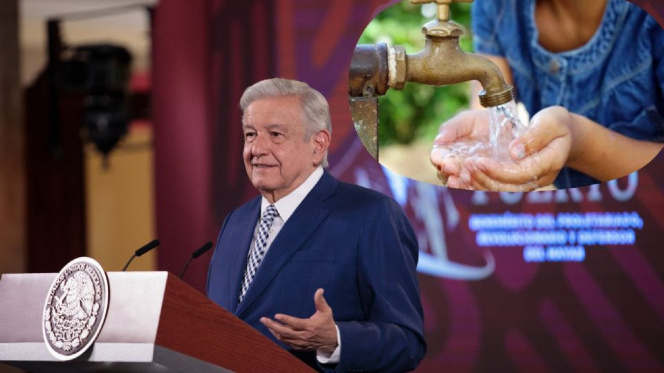 El Presidente de México dijo que el agua para consumo está garantizado