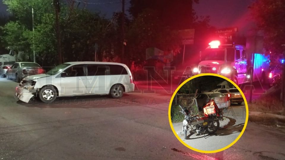 El hombre, repartidor de una aplicación de comida a domicilio, sufrió de este violento accidente camino a su trabajo