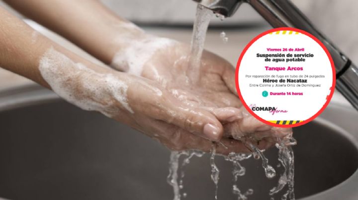 Comapa anuncia corte de agua en 21 colonias de Nuevo Laredo, debido a trabajos de reparación