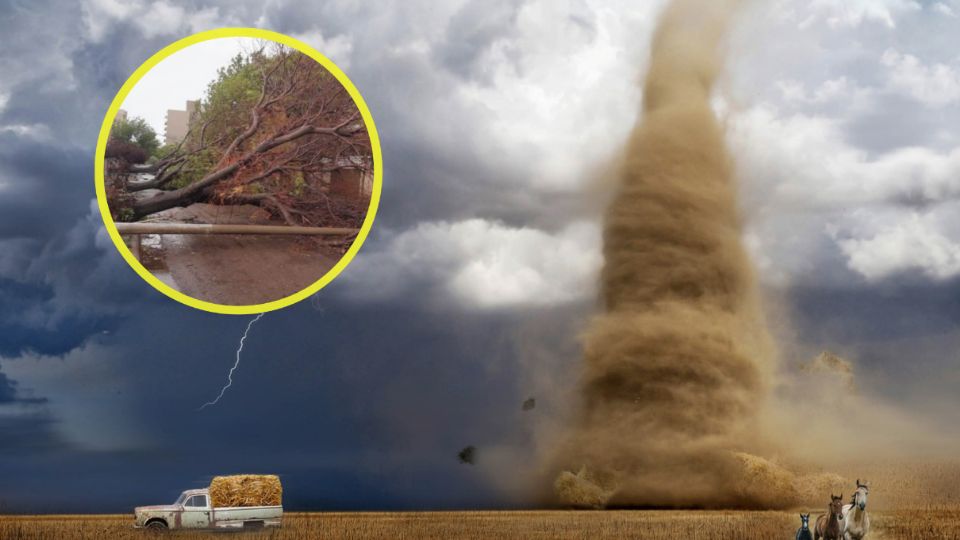 Los tornados podrían formarse este jueves cerca de Nuevo Laredo.