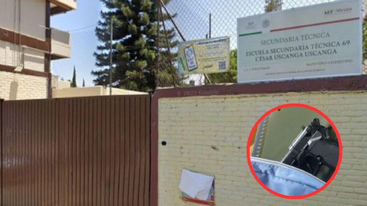 Alumno de secundaria fue trasladado a la FGJ; llevaba un arma de fuego