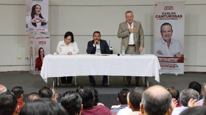 Integrantes de la industria de la construcción respaldan a Carlos Canturosas