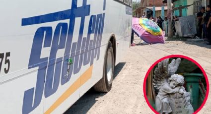 Menor de 3 años muere atropellada por autobús; se echó a correr y no la alcanzó su abuelita