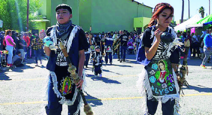 Matachines agradecen a San Judas; se presentarán hoy en Nuevo Laredo