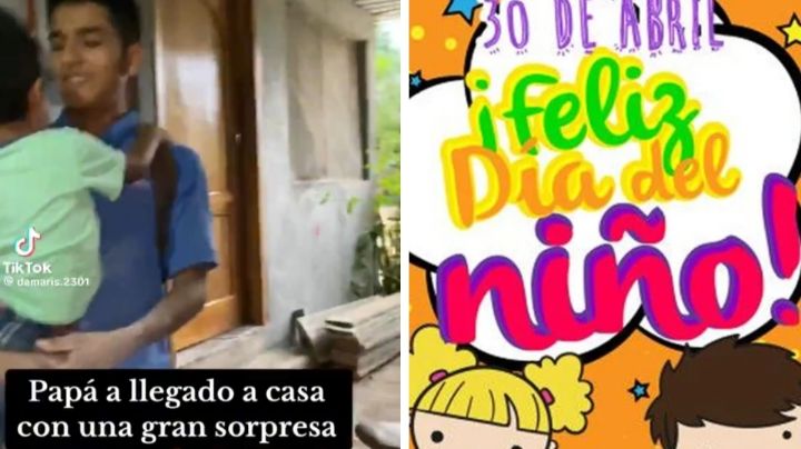 Día del Niño: Papá albañil sorprende a su hijo con extraordinario regalo | VIDEO