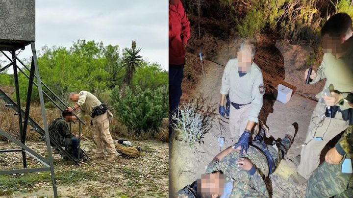 Migrantes beben agua contaminada y enferman: son rescatados en helicóptero
