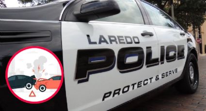 Mujer ebria, y con hijos, impactada patrulla de policías en Laredo